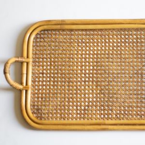 Bamboo & Cane Serving Tray